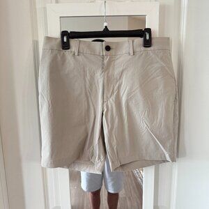 Men's Western Rise Flat Front Shorts Size 34 Color Grey